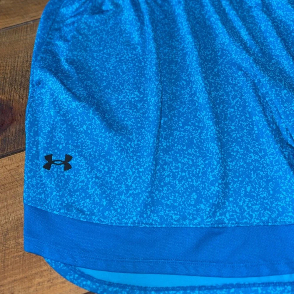 NWT Under Armour Mens Stretch Training Shorts Blue Lightweight Pockets Size XXL - Picture 3 of 6